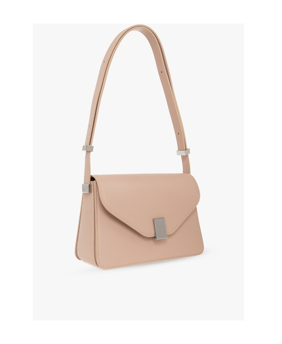 Shop Lanvin Concerto Pm Shoulder Bag In Nude