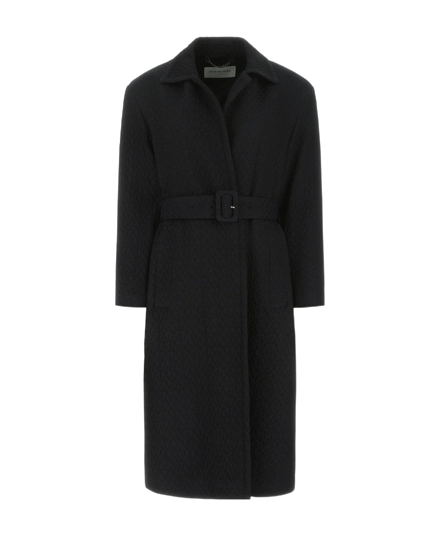 Dries Van Noten Cappotto In Black