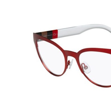 Fendi Logo Detail Flat Lens In White