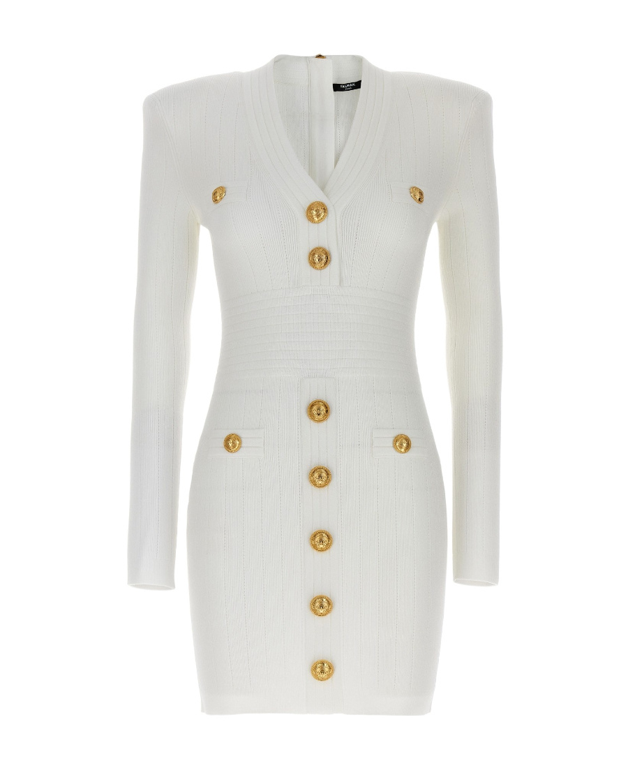 Balmain Dresses In White