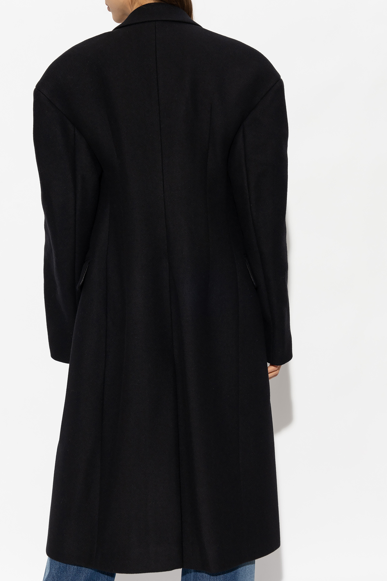 Dries Van Noten Single-breasted Coat In Black