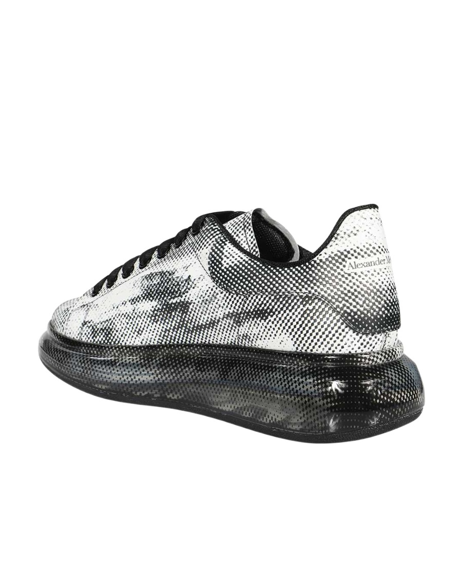 Alexander Mcqueen Oversized Pixel-print Sneakers In Gray