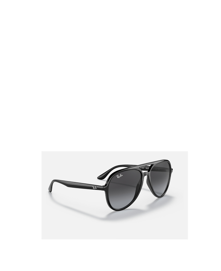 Ray Ban Ray-ban 57mm Gradient Aviator Sunglasses In Black