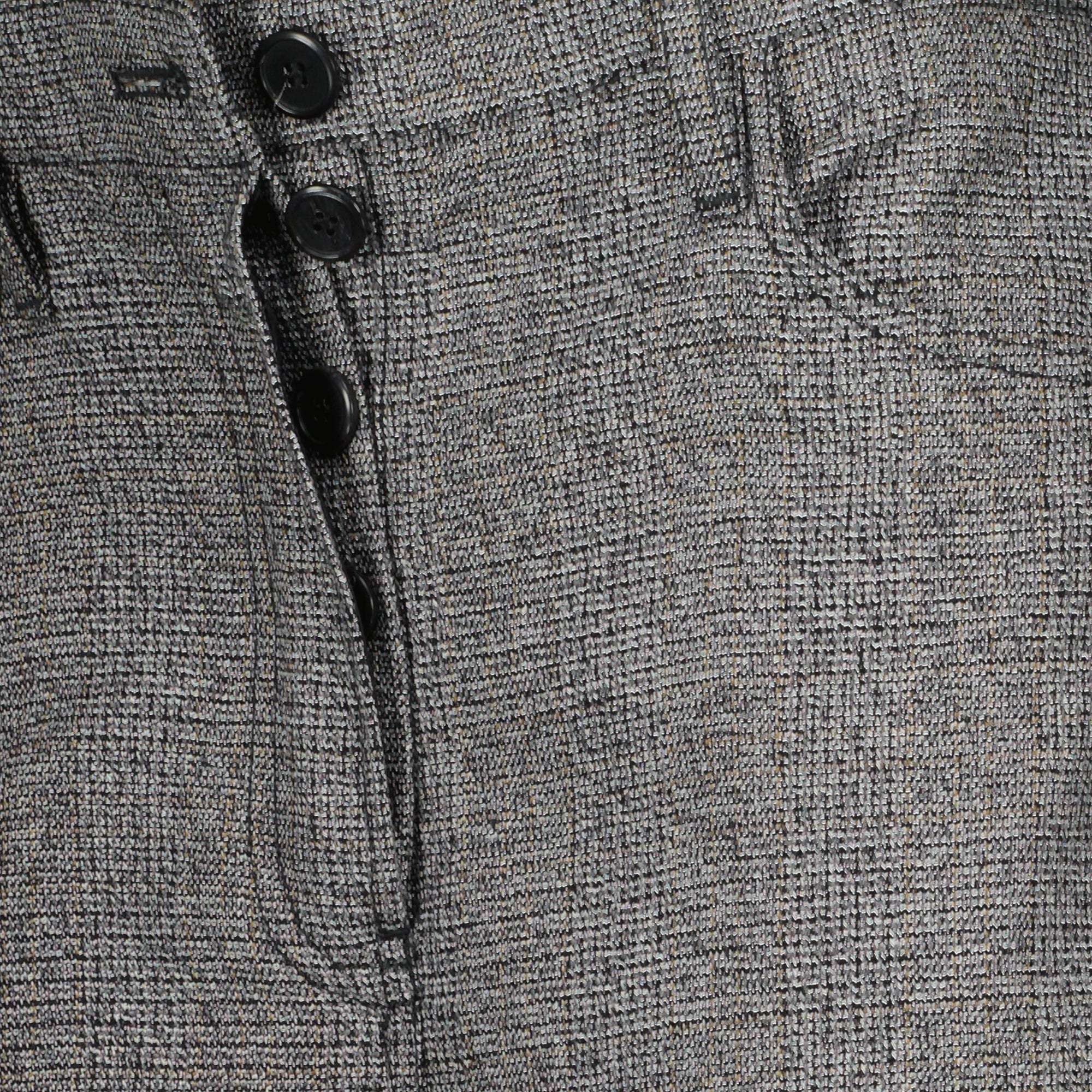 Prada Belt Loops Slacks In Gray