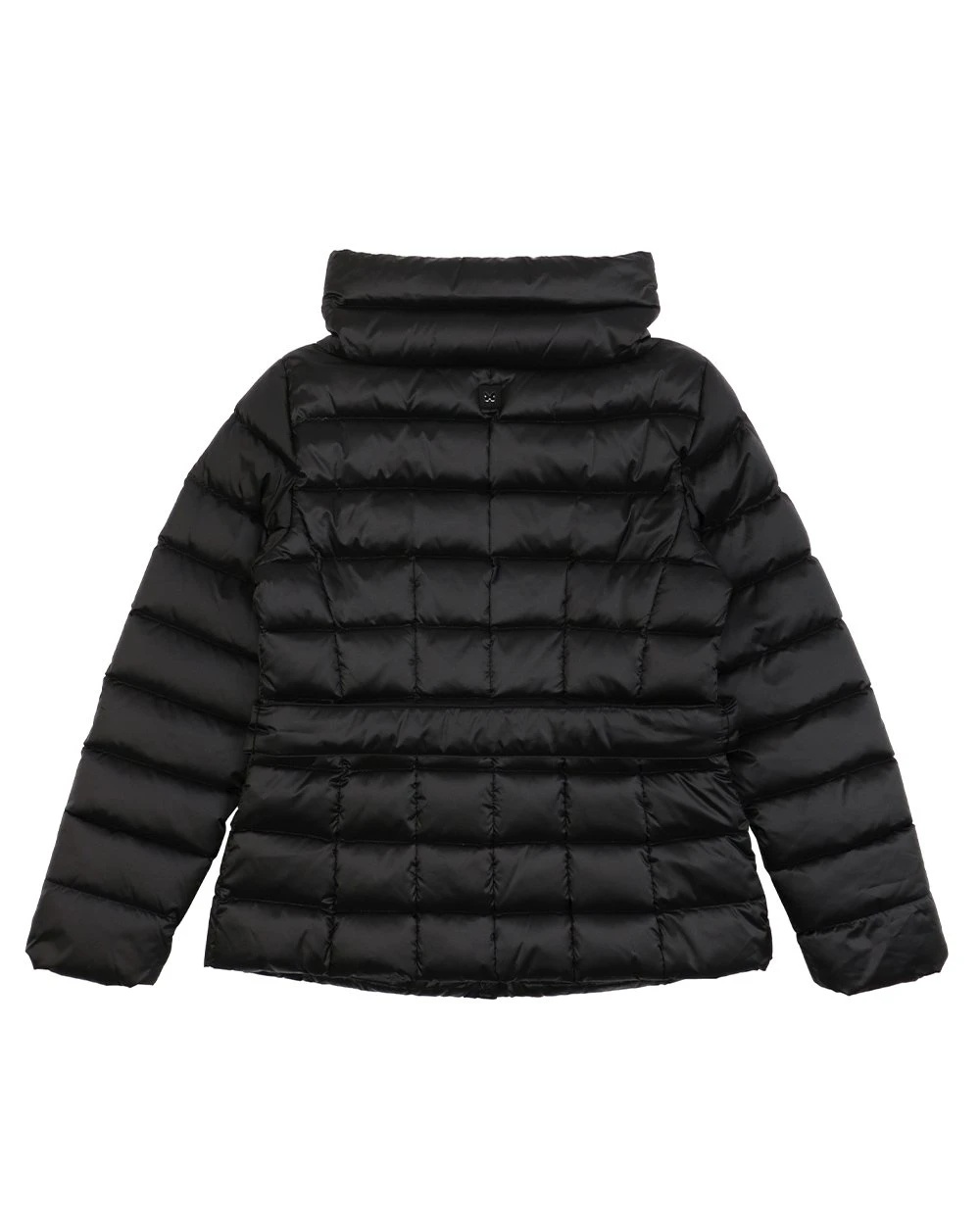 Weekend Max Mara Lace Up Quilted Down Jacket In Black