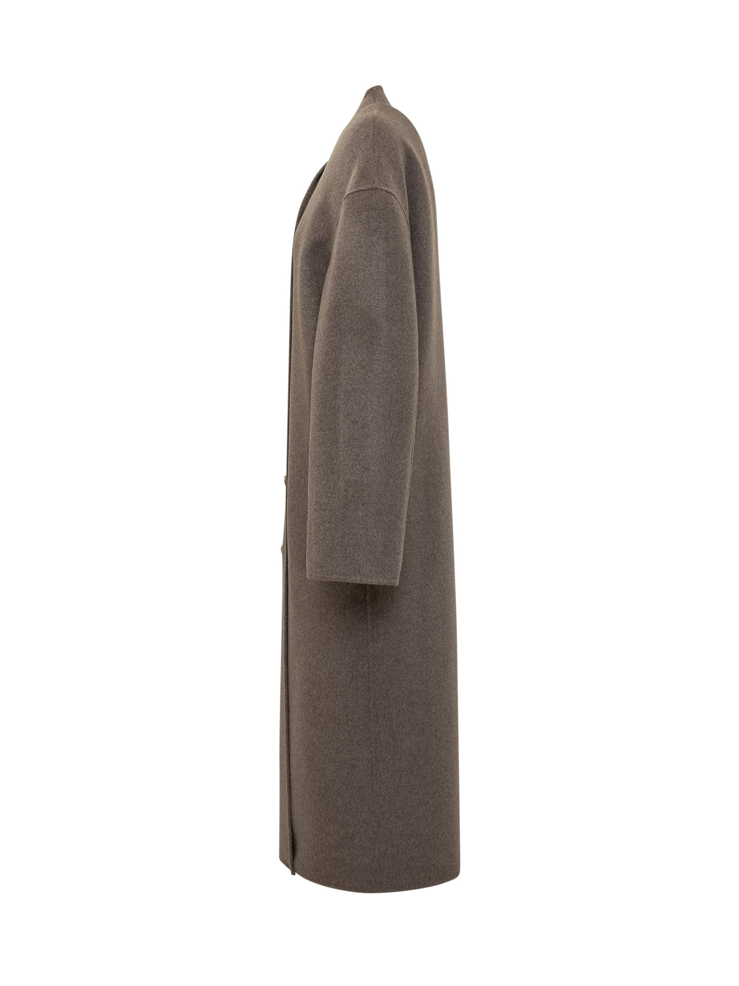 Loulou Studio Double-breasted Coat In Brown