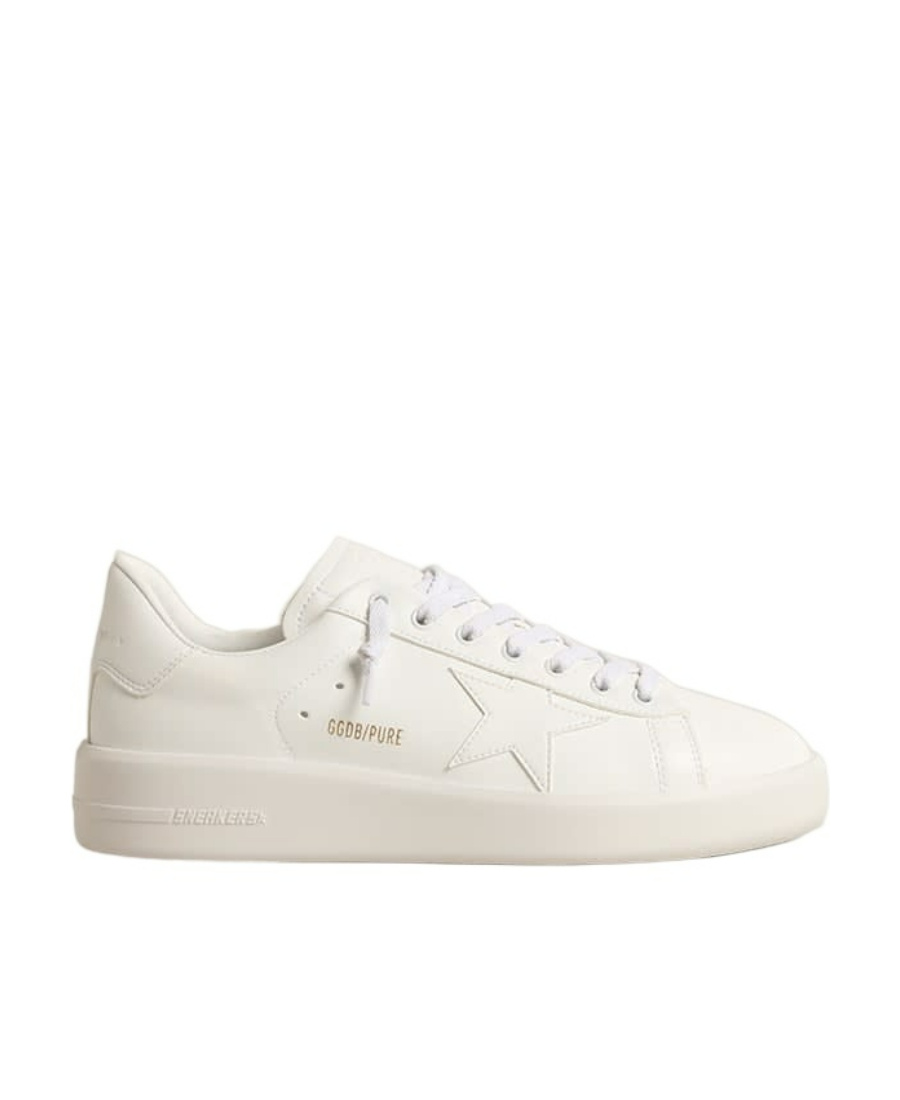 Golden Goose Deluxe Brand Men White Leather Pure New Sneakers In White