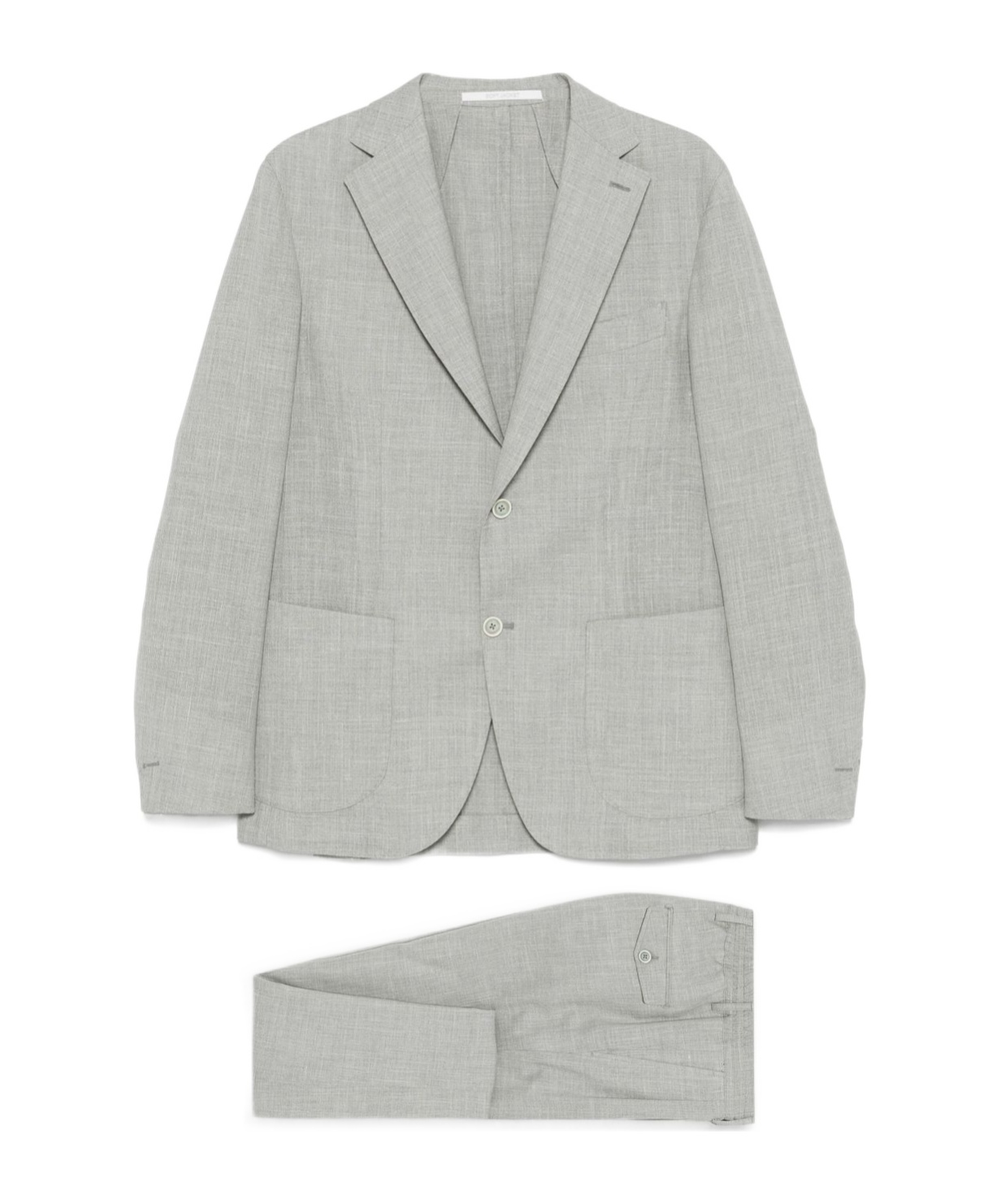 Eleventy Elasticated Waist Two-piece Suit In Gray