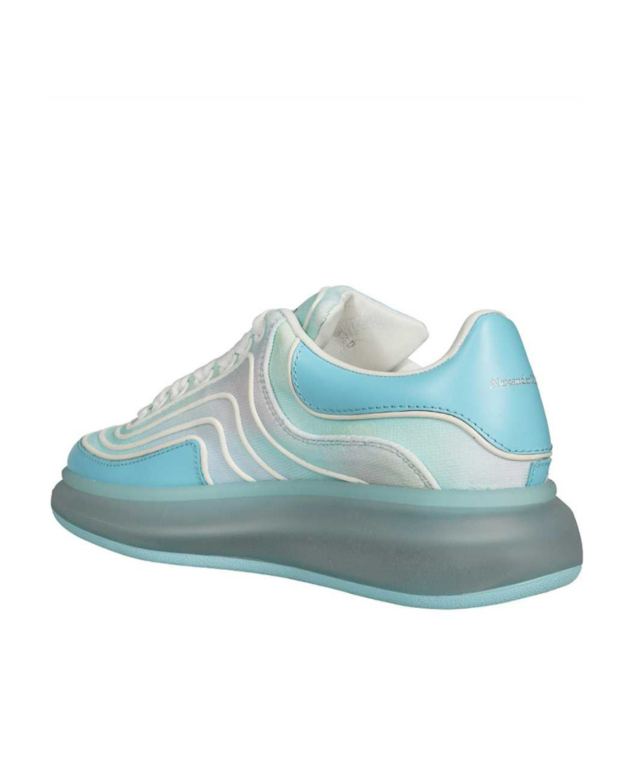 Alexander Mcqueen Logo Low-top Casual Shoes In Blue