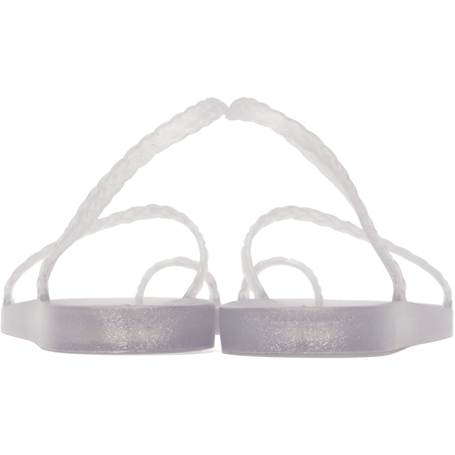 Ancient Greek Sandals Gray Eleftheria Sandals In Silver