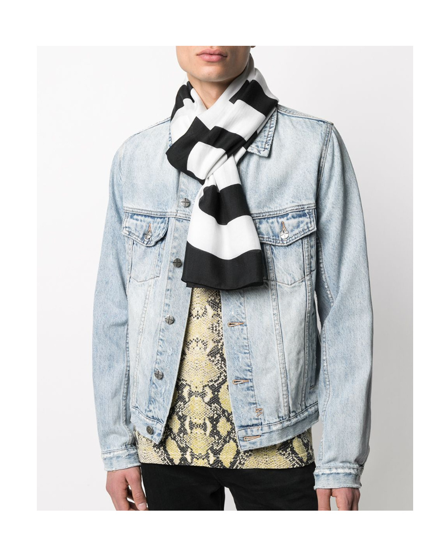 Moschino Logo-print Scarf In White