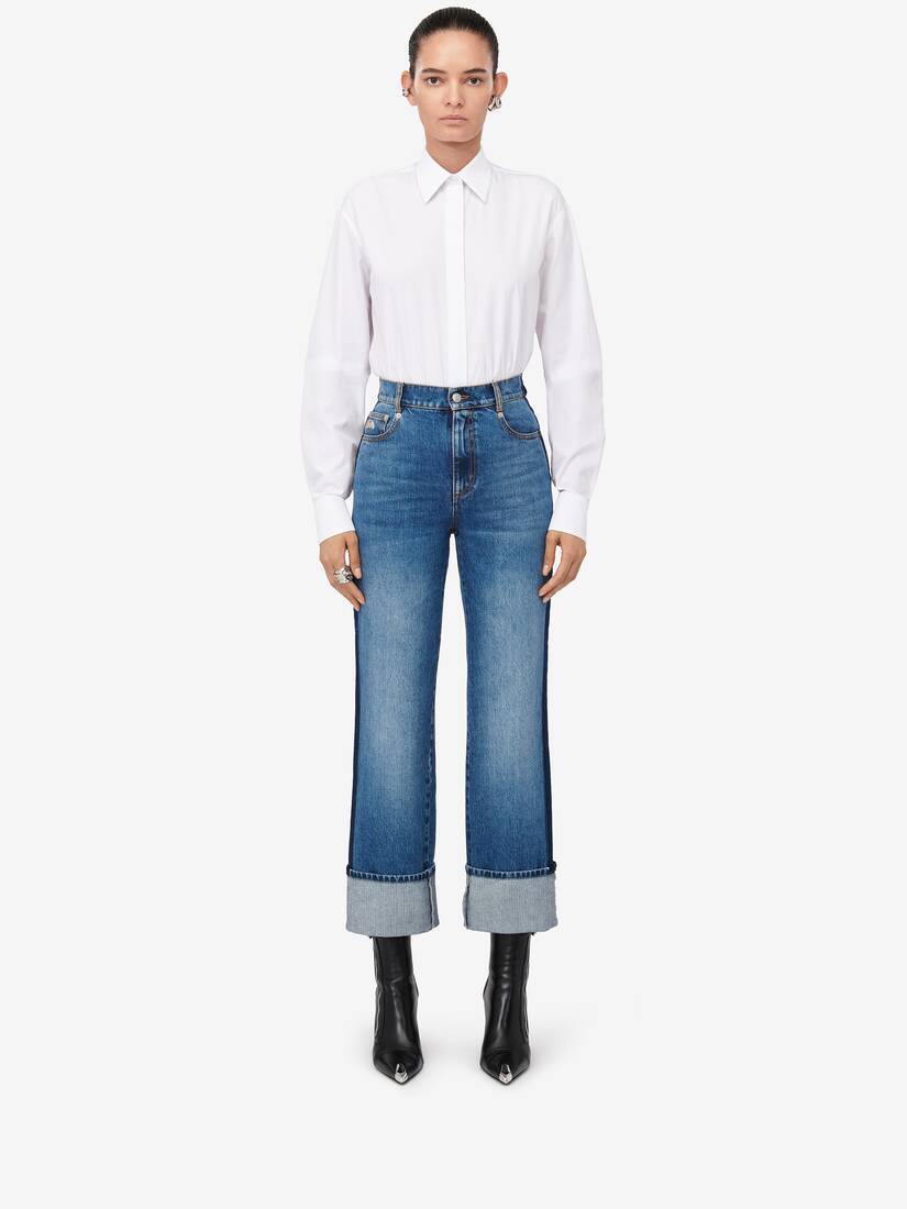 ALEXANDER MCQUEEN ALEXANDER MCQUEEN STRAIGHT-LEG BOYFRIEND JEANS 