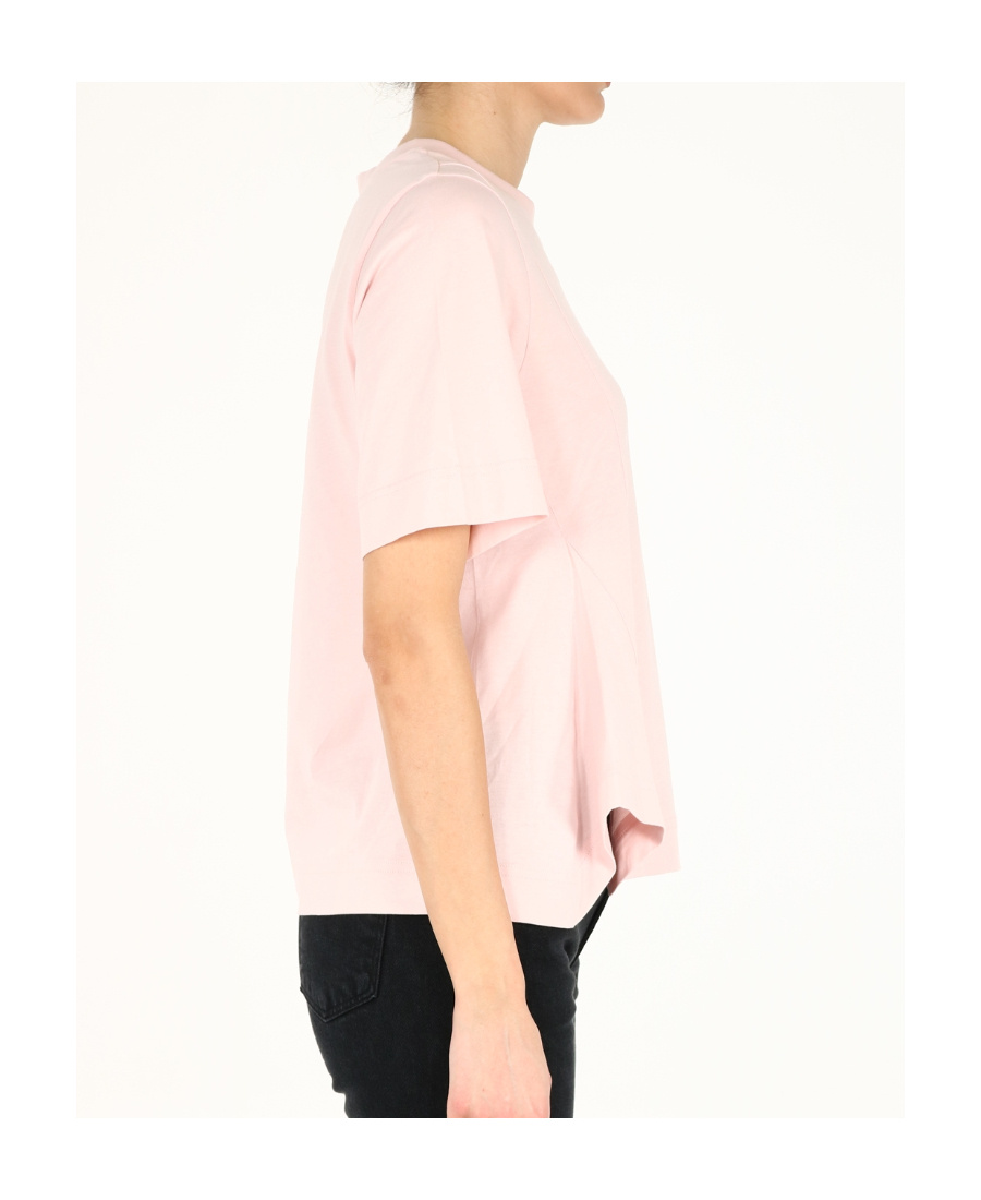 Stella Mccartney T-shirt With Logo Print In Pink