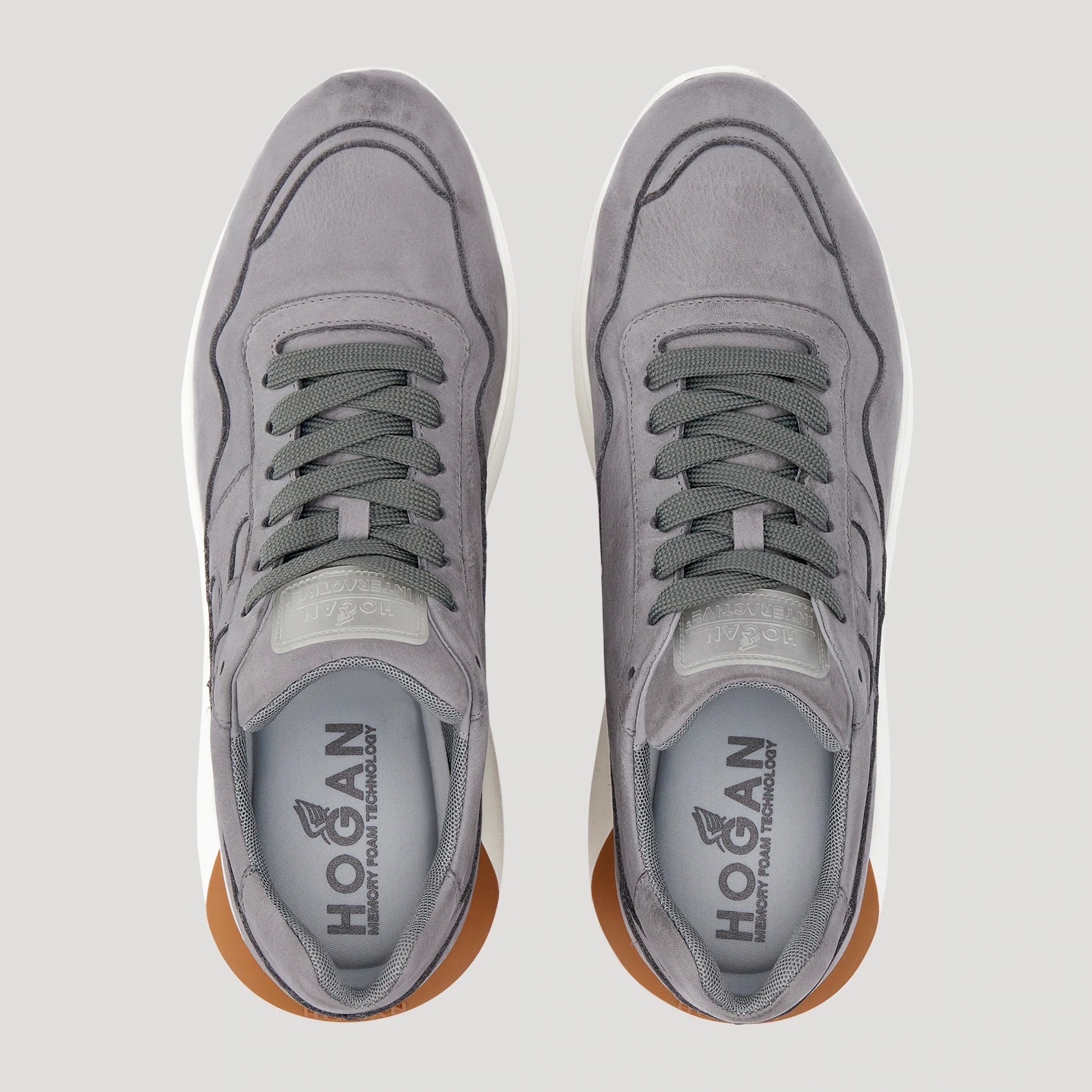Hogan Interactive Low-top Sneakers In Blue