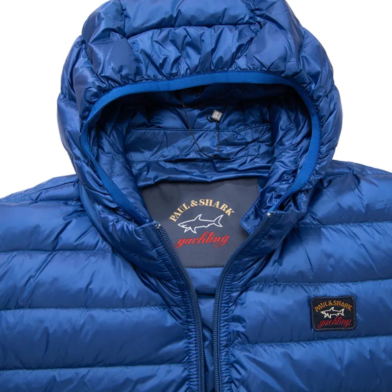 Paul & Shark Light And Thin Vest Down Jacket In Blue