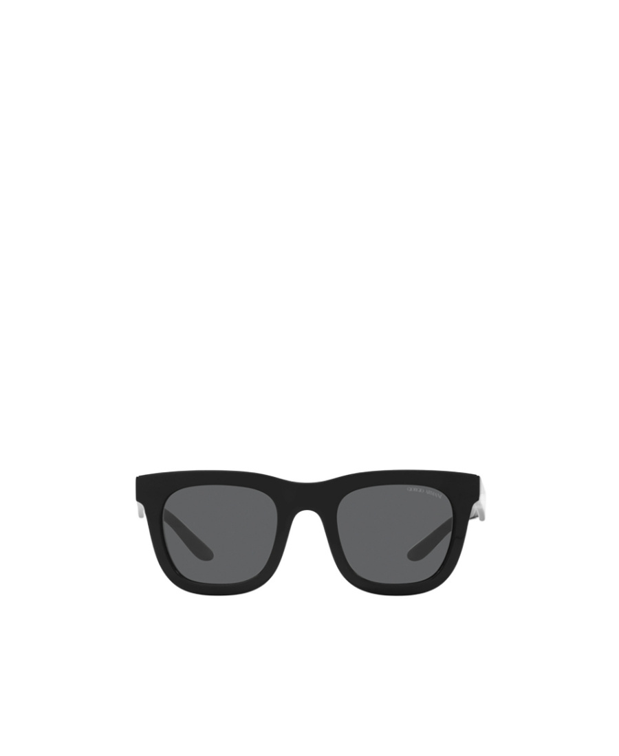 Giorgio Armani Logo Sunglasses In Black