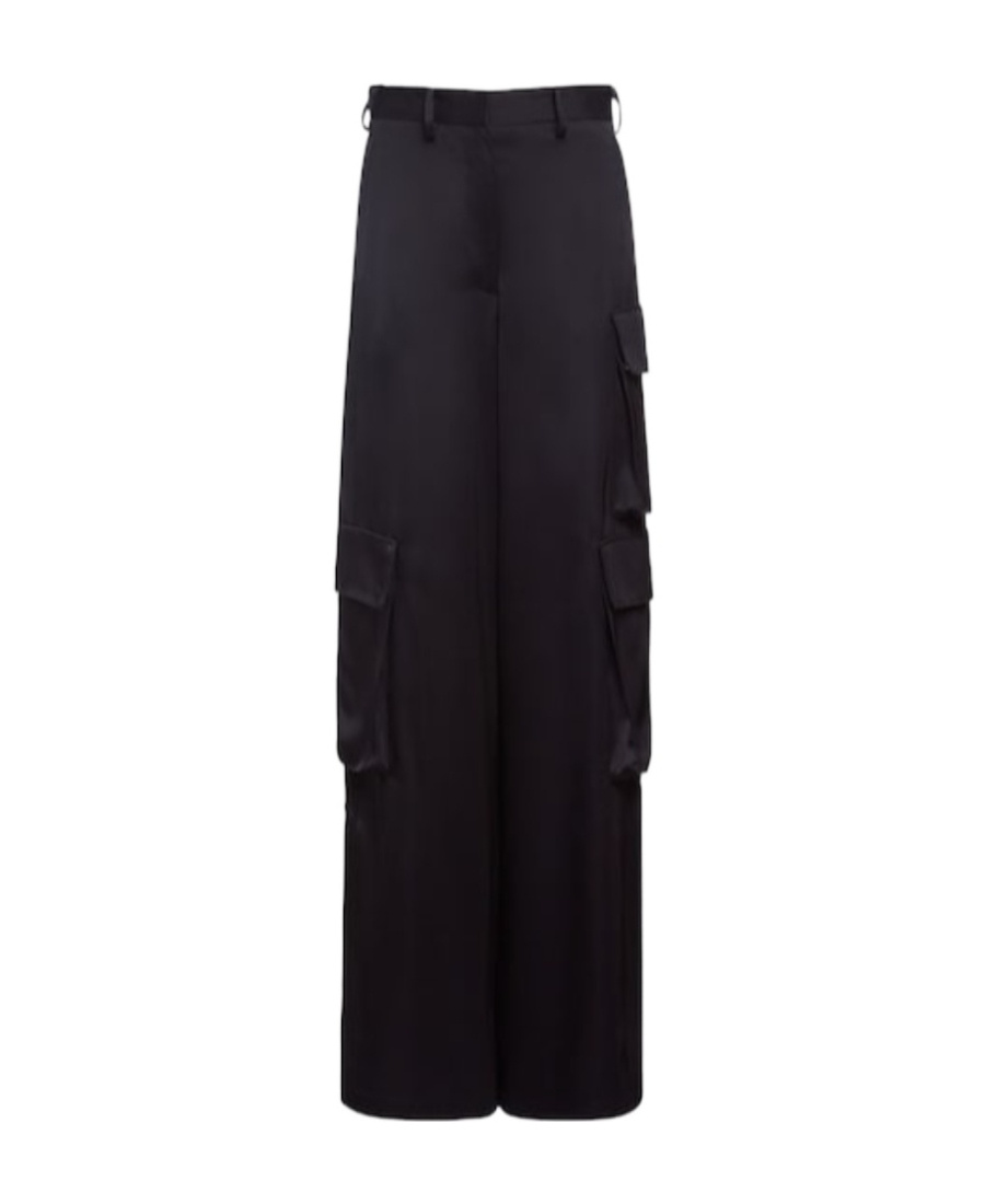Versace Work Casual Pants In Black