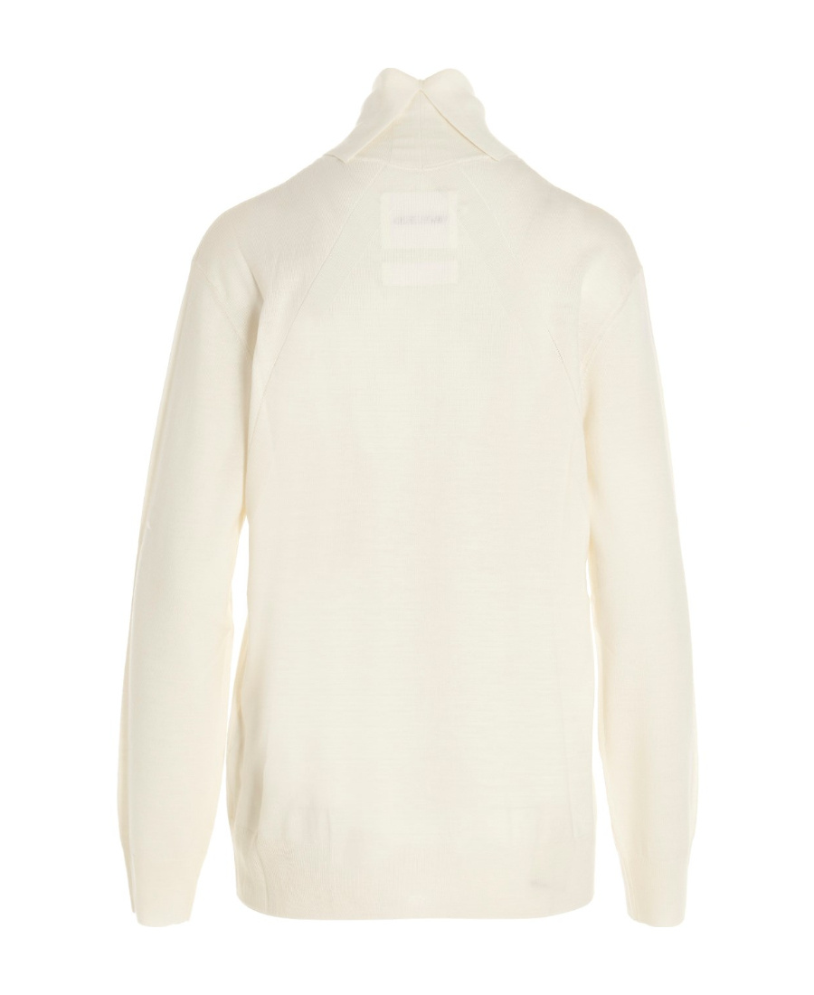 Jil Sander High-neck Sweater In White