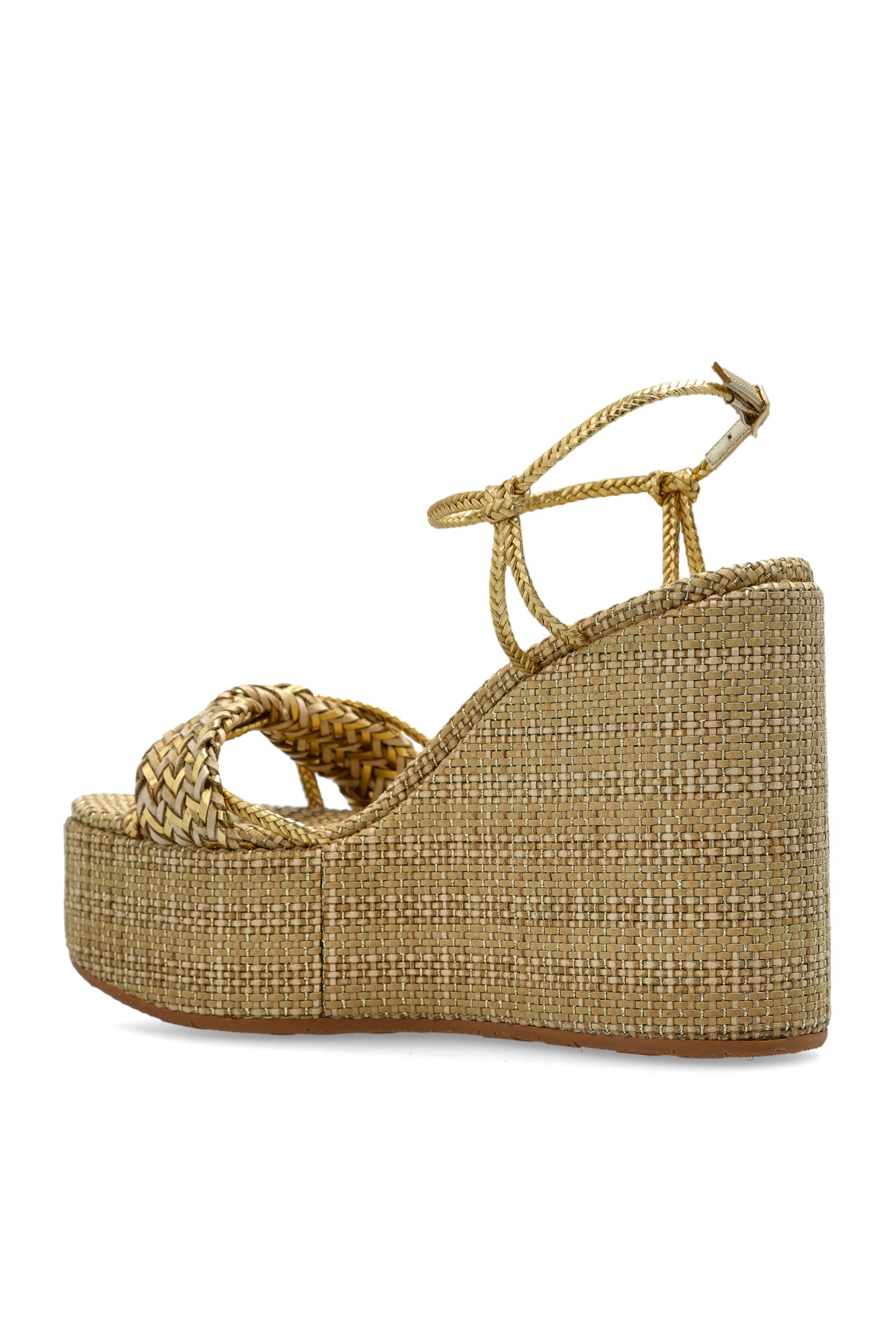 Casadei Marbella Lux Wedges Isa Sandals In Multi