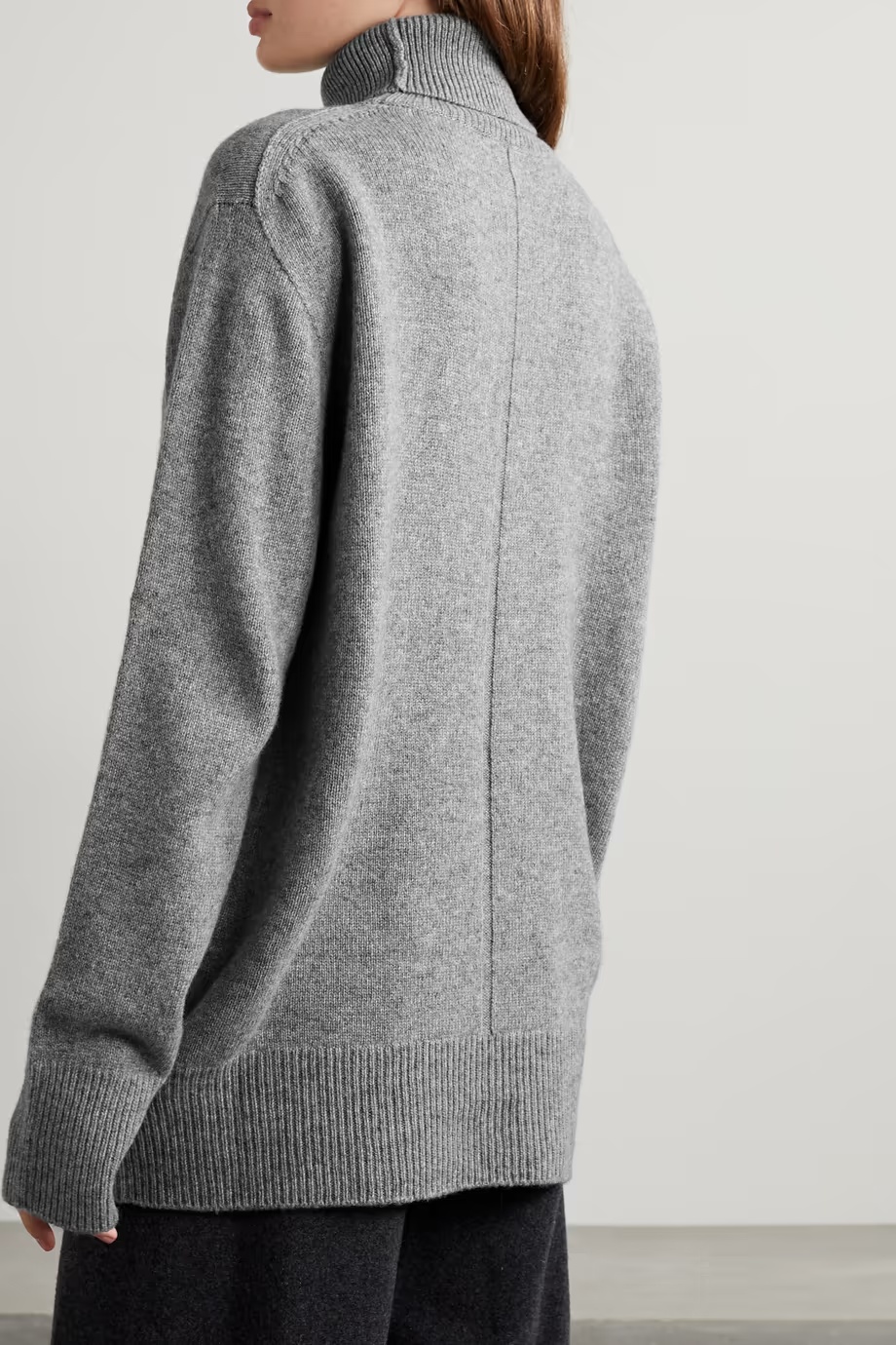 The Row Roll-neck Long Jumper In Gray