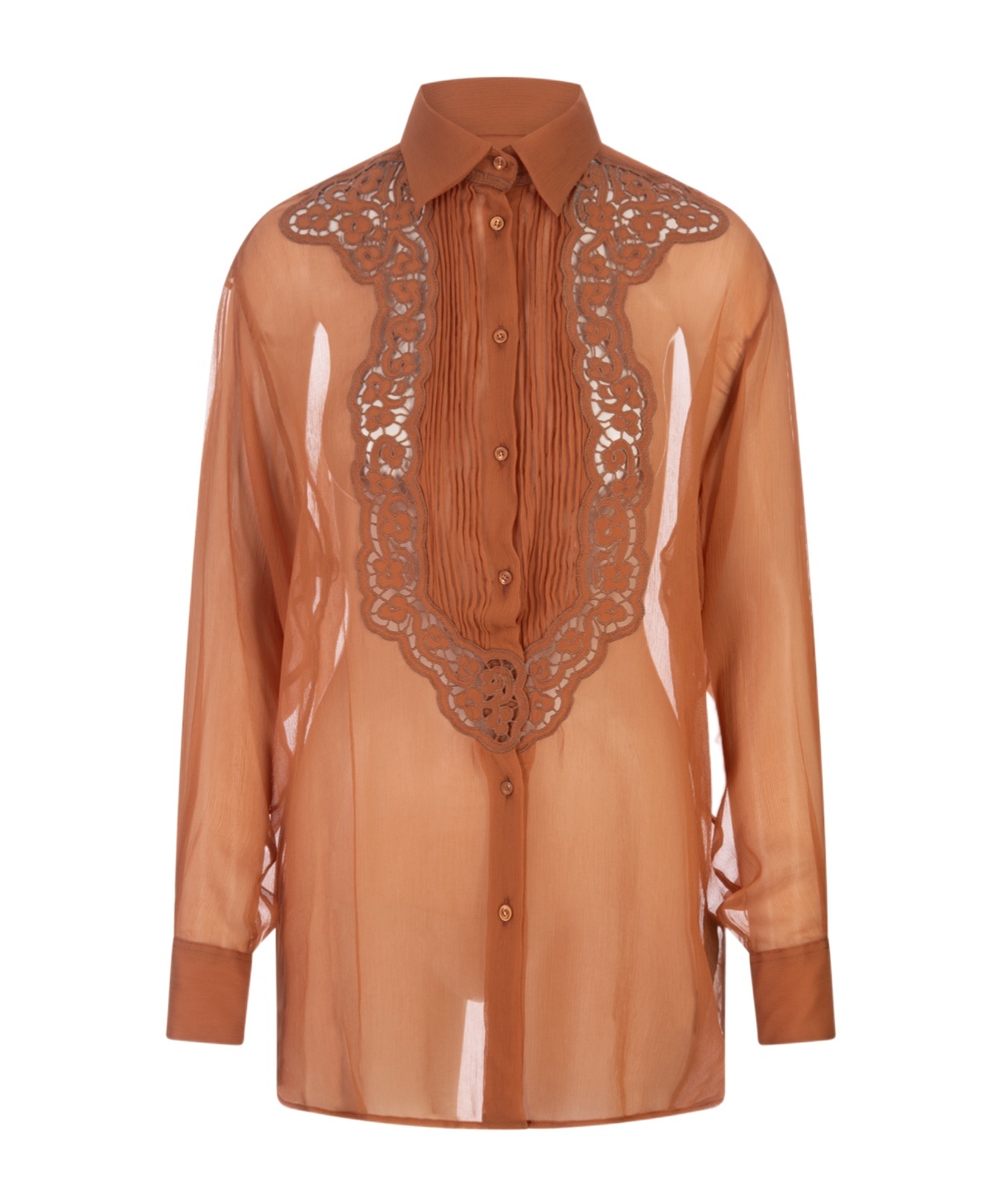 Ermanno Scervino Silk Georgette Blouse