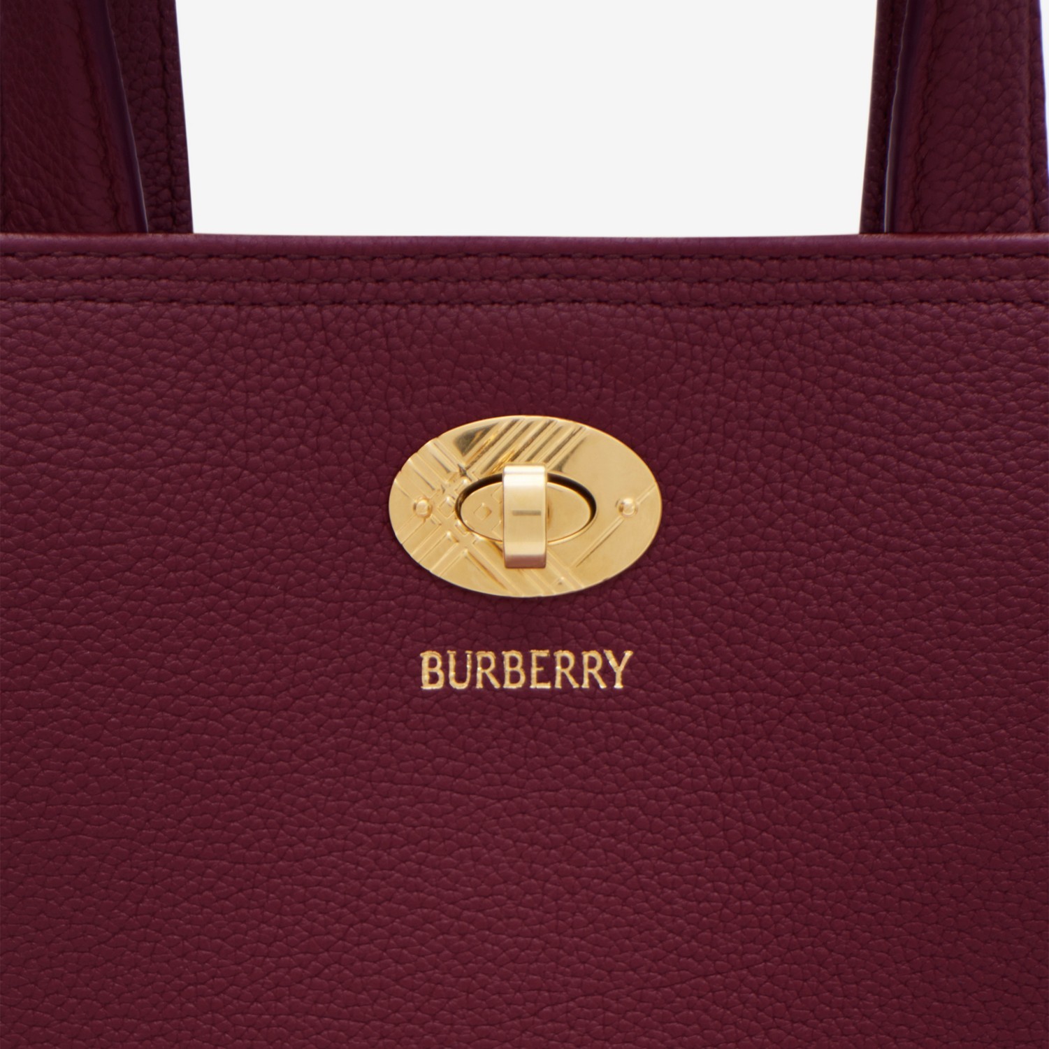 Burberry Womens Punnet Cotswolds Mini Leather Tote Bag