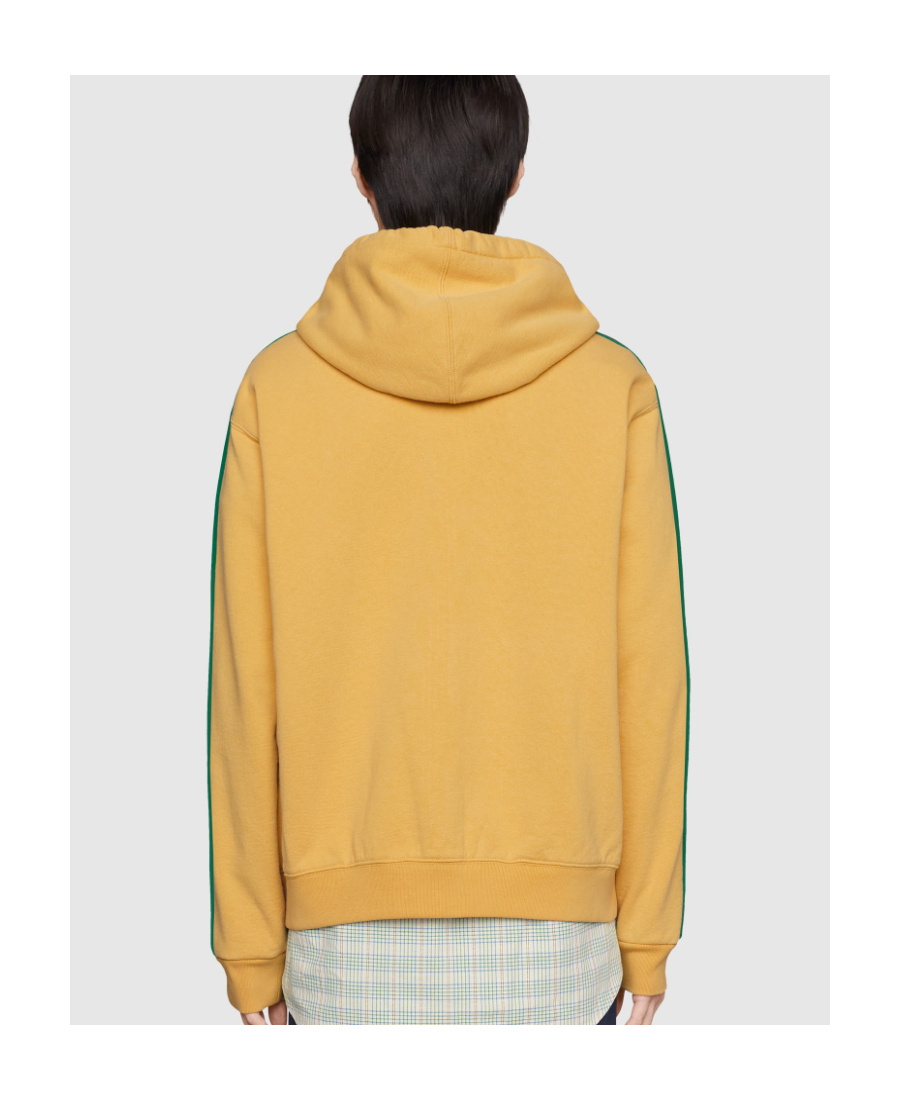 Gucci X The North Face The North Face X Gucci Co-branded Collection Of Webbing Printed Casual Jackets In Yellow