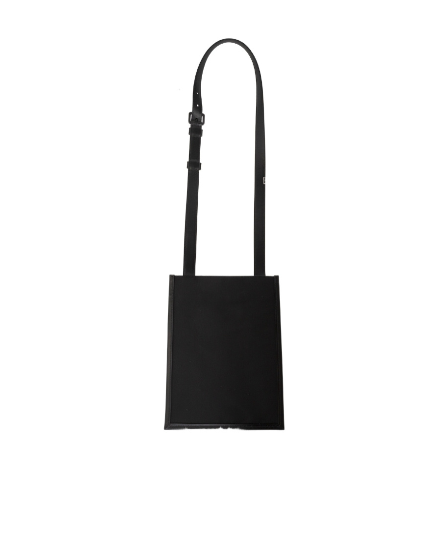Alexander Mcqueen Logo-print Messenger Bag In Black
