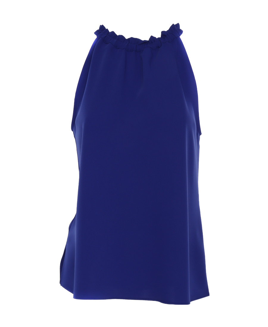 P.a.r.o.s.h Logo Blouse In Blue