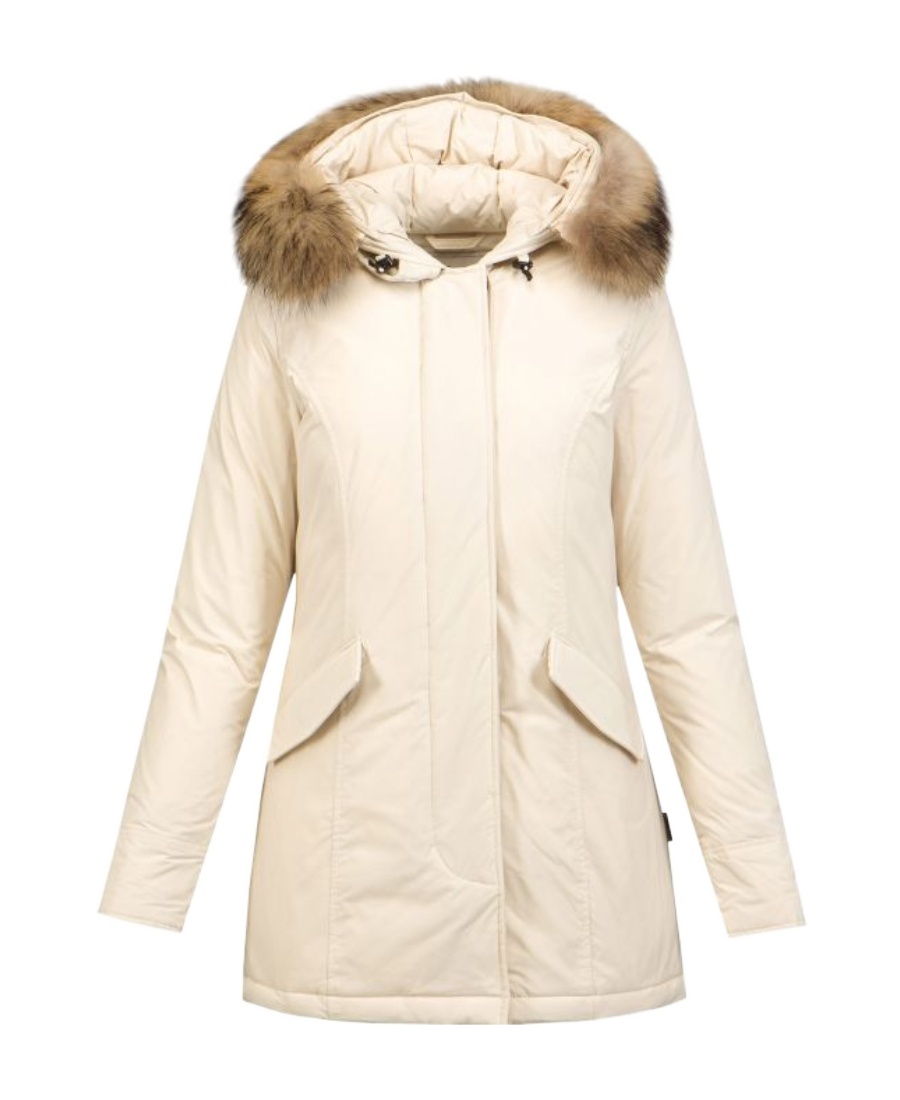 Shop Woolrich Arctic Parker Down Jacket In White