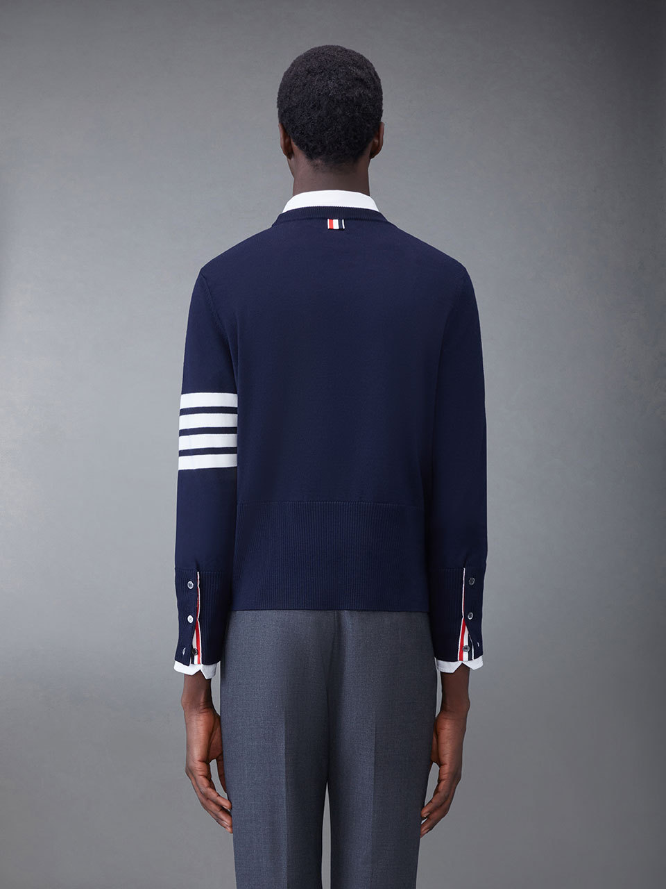 Thom Browne Jersey "hector" In Black