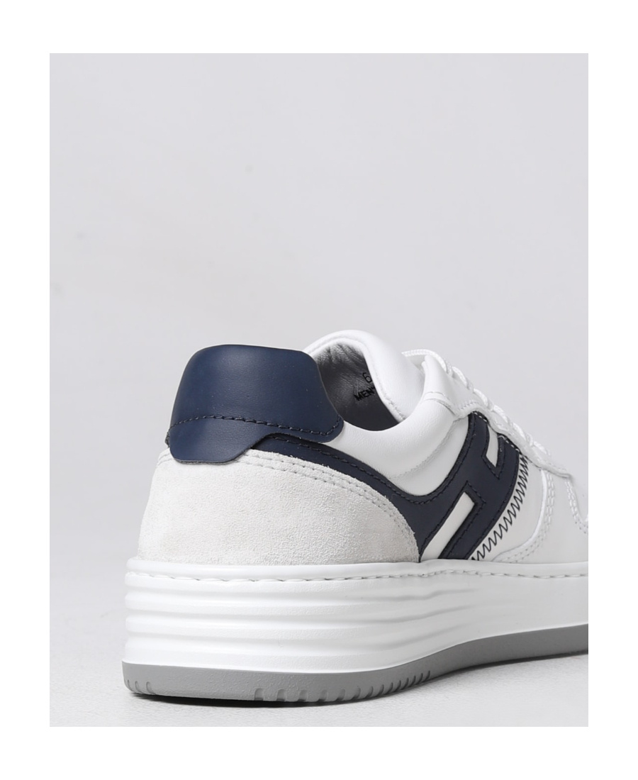 Hogan H630 Logo-patch Low-top Sneakers In White
