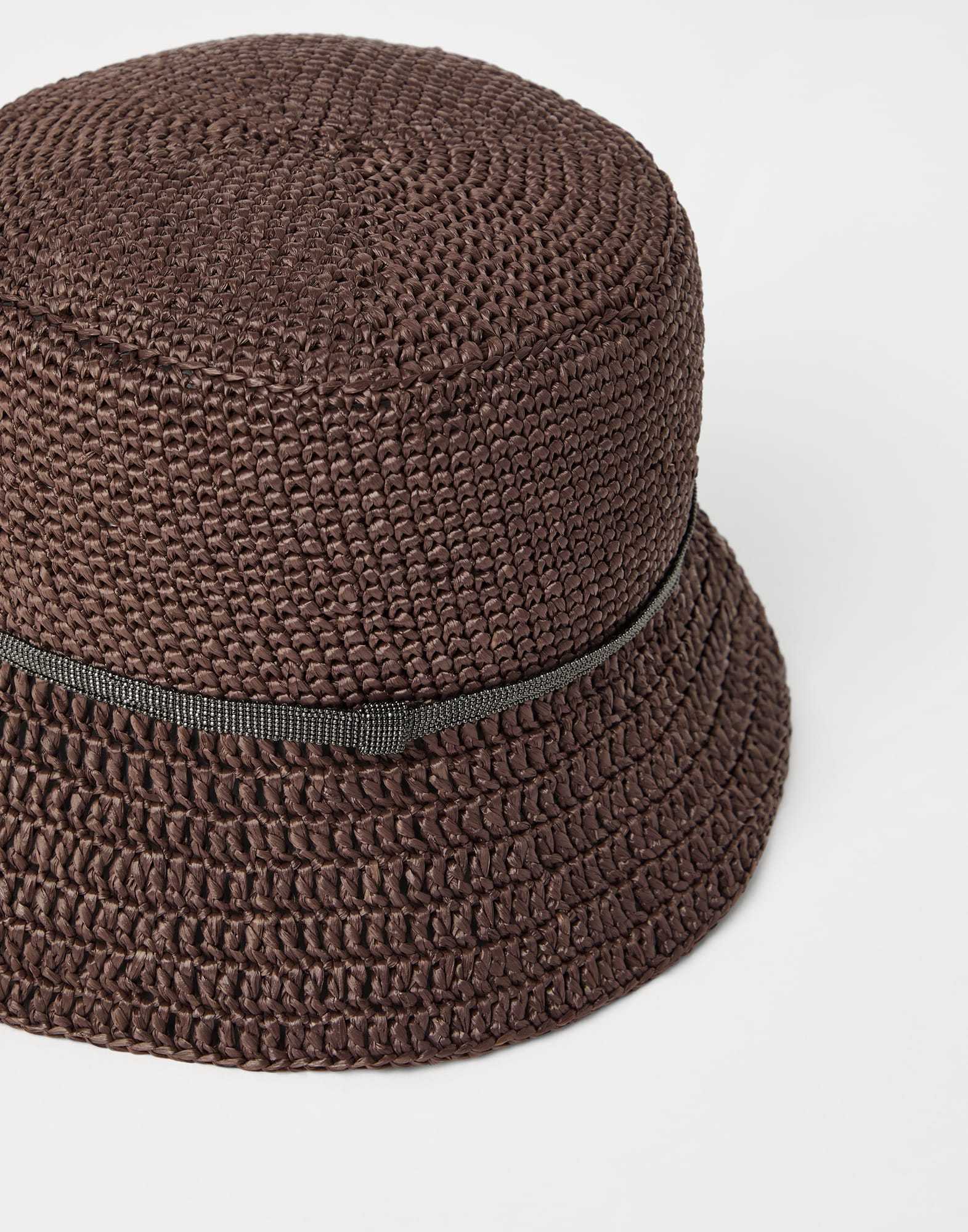 Brunello Cucinelli Monili-chain Bucket Hat In Brown
