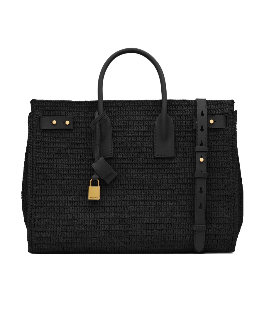 Saint Laurent Sac De Jour Tote Bag In Black