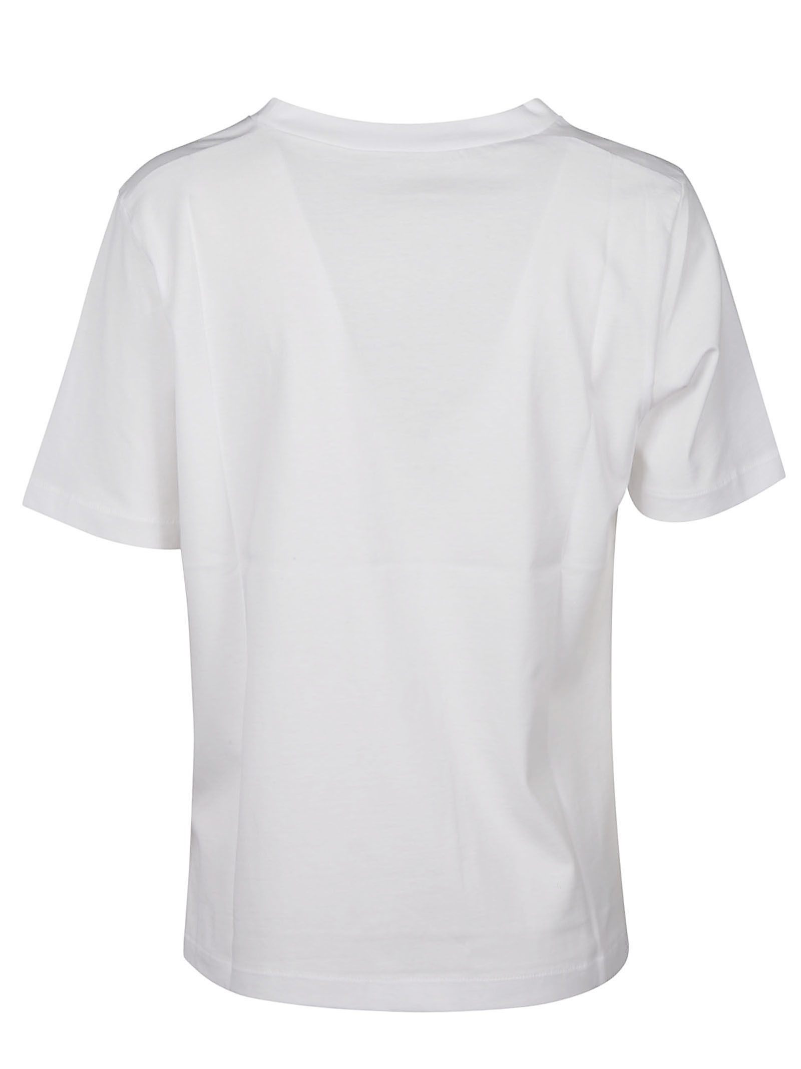 Aragona T-shirt With Round Neck And Short Sleeves In White