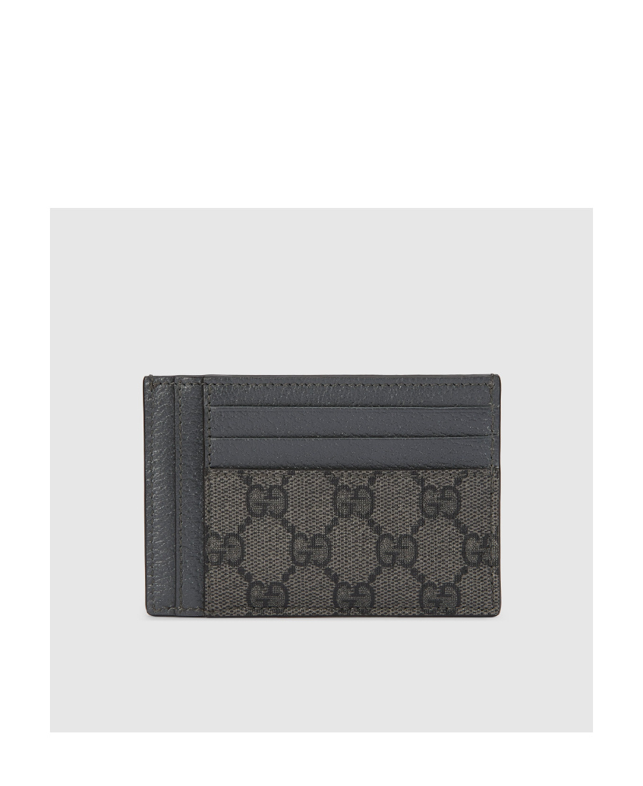 Gucci Compact Fabric Cardholder In Black