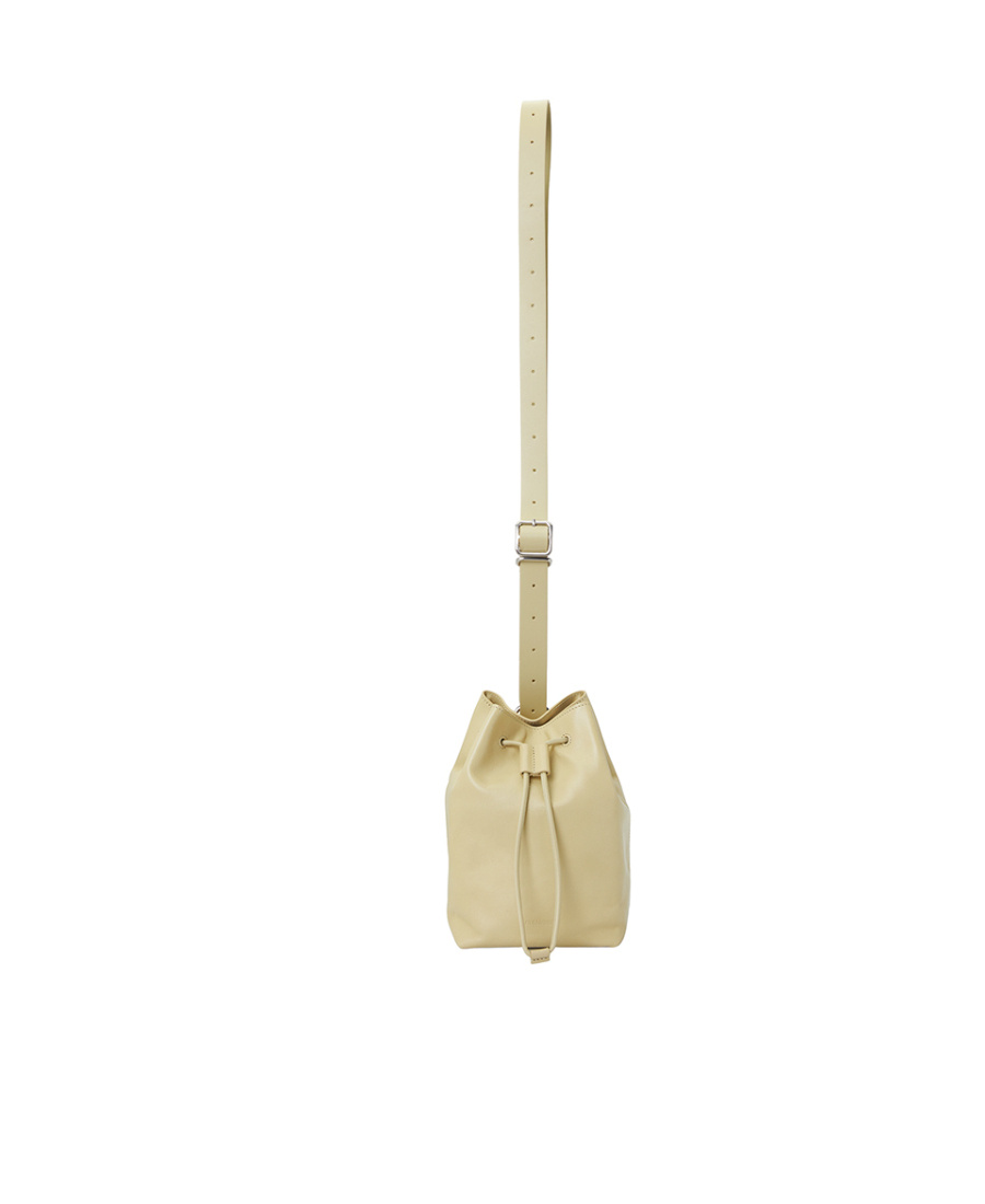 Jil Sander Logo Shoulder Bag In Nude