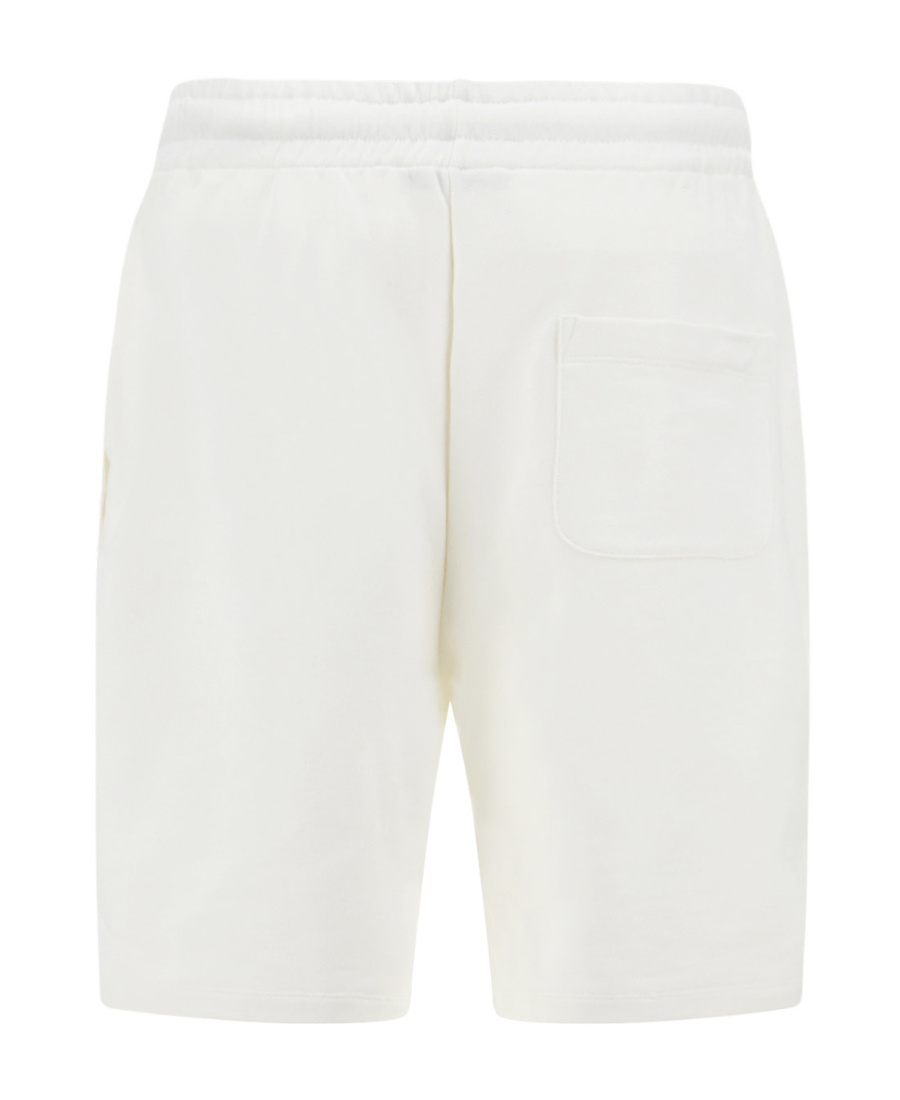 Shop Ih Nom Uh Nit Elasticated-waist Cotton Bermuda In White