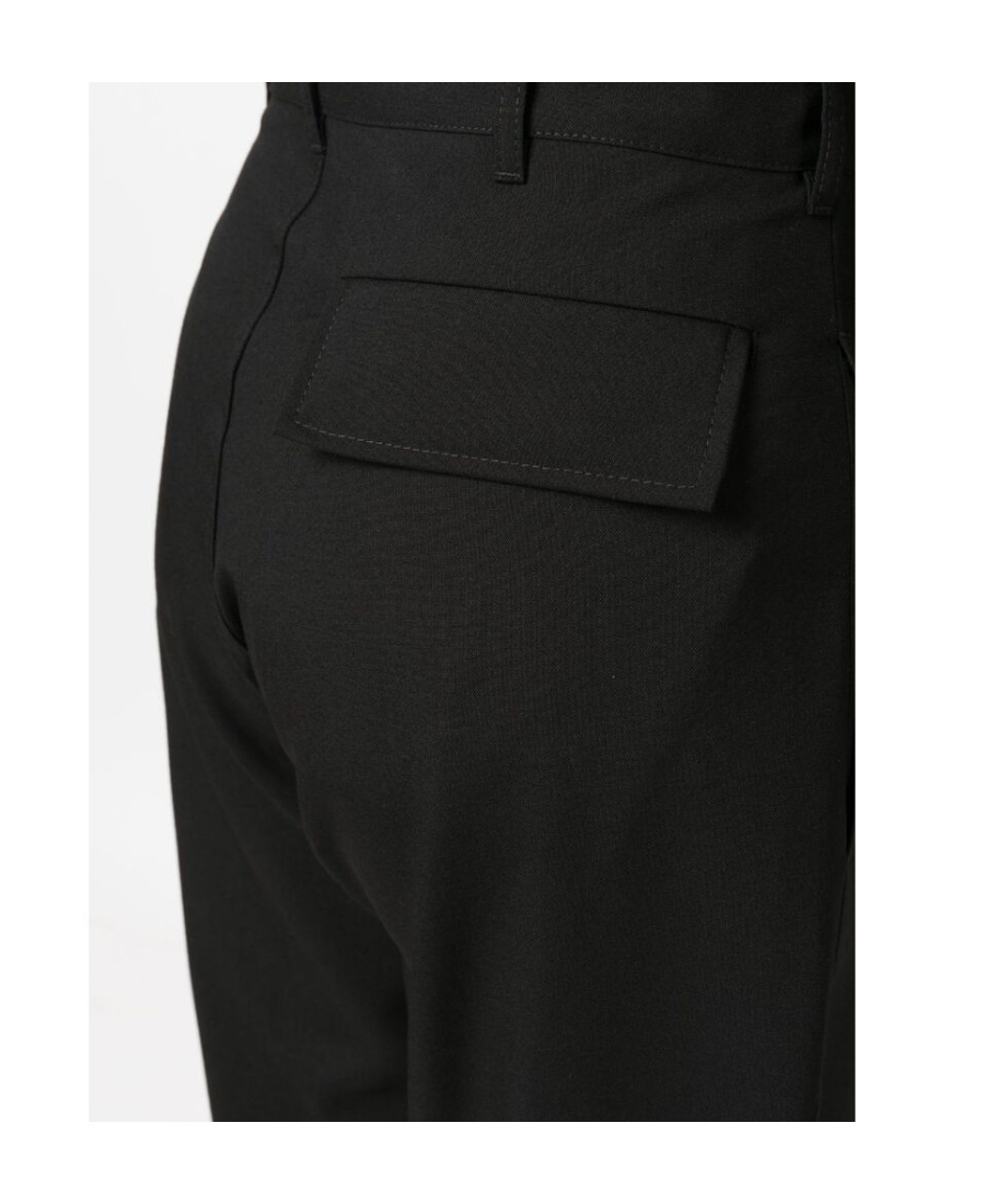 Marni High-waist Straight-leg Trousers In Black