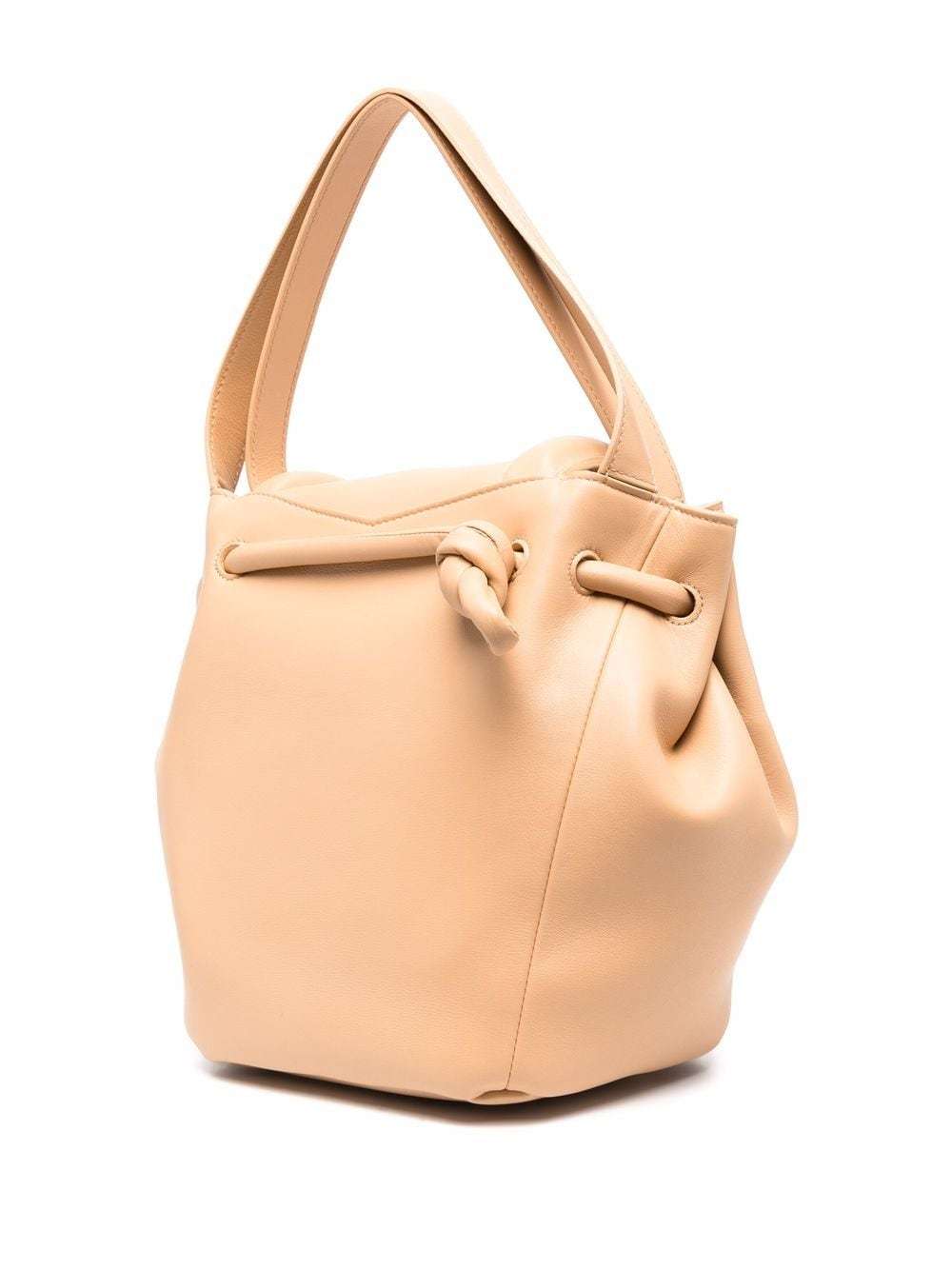 Bottega Veneta Beak Tote Bag In Nude