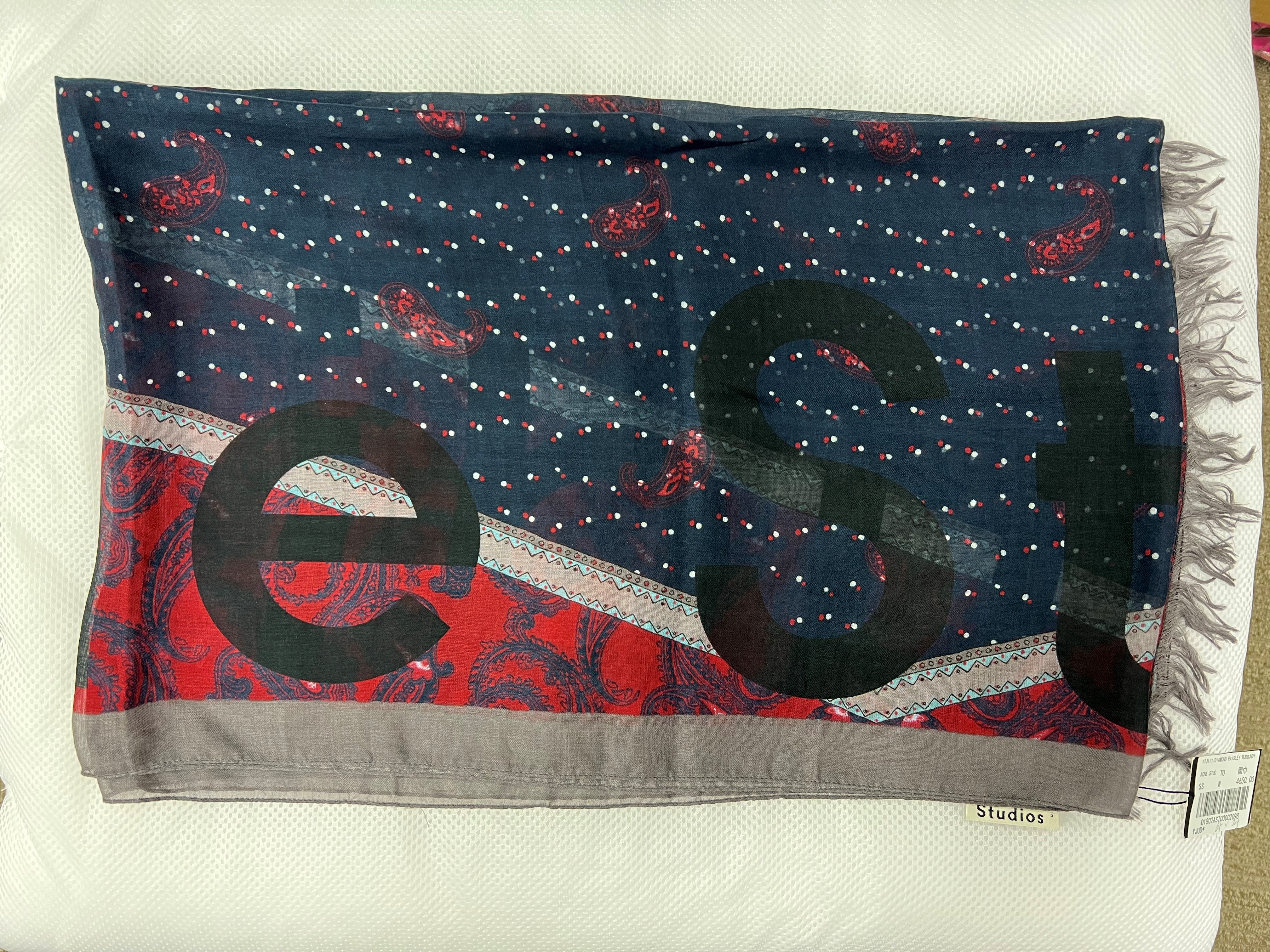 Shop Acne Studios Sharpening Scarf In Multicolor
