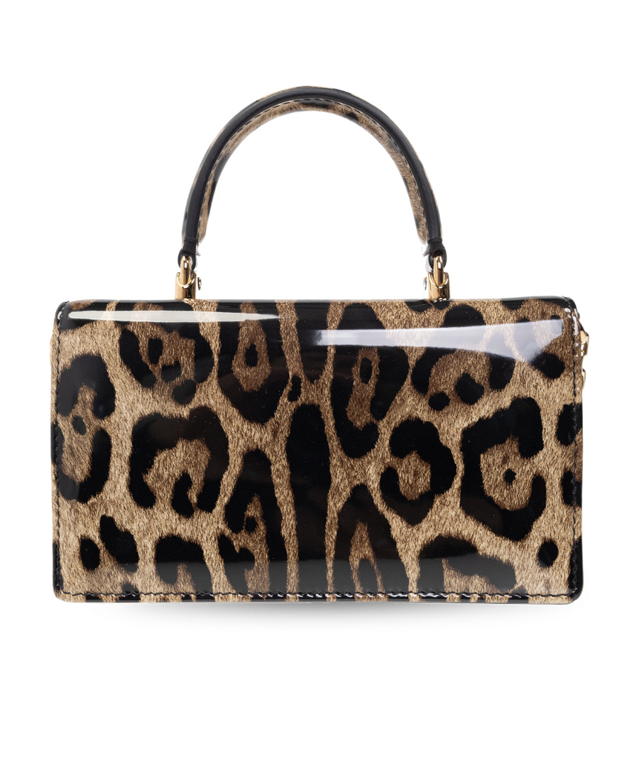 Dolce & Gabbana Dg Girls Leopard-print Crossbody Bag In Nude