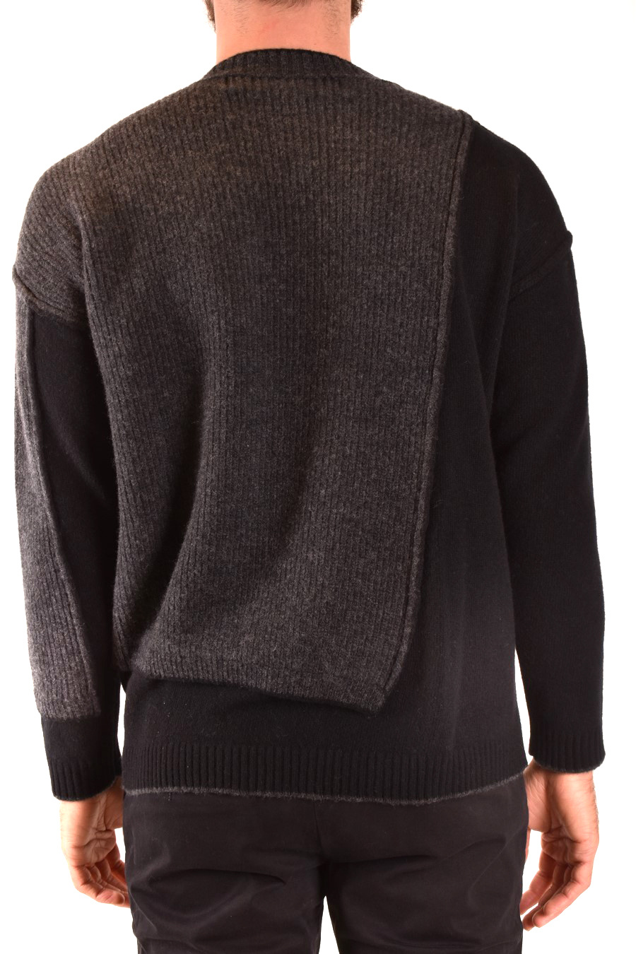 Isabel Benenato Long-sleeved Sweater In Black