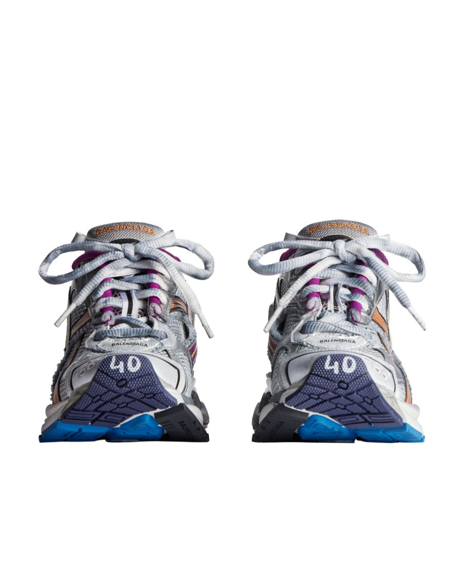 Balenciaga Deconstructed Runner Sneakers In Multicolor
