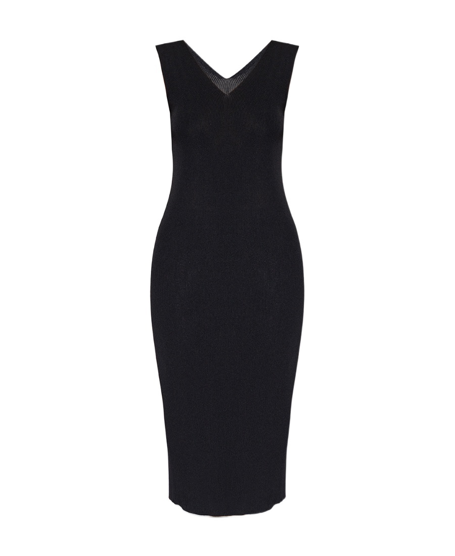 MONCLER KNITTED MIDI DRESS