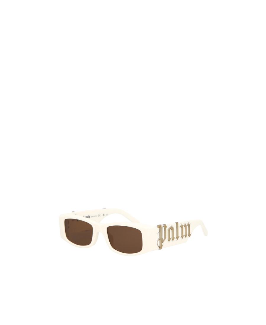 Palm Angels Angel Rectangle-frame Sunglasses In Brown