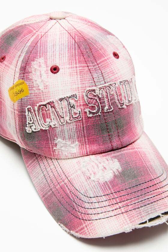 ACNE STUDIOS DISTRESSED BASEBALL CAP 