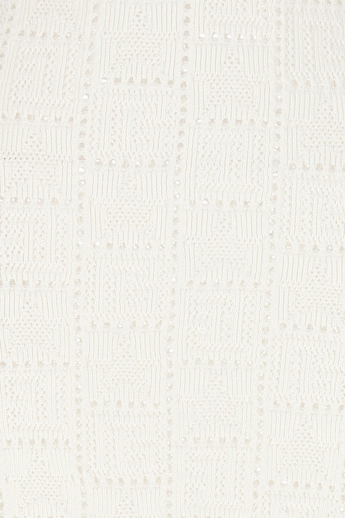 Balmain Halterneck Star Monogram Mesh Knit Dress In White
