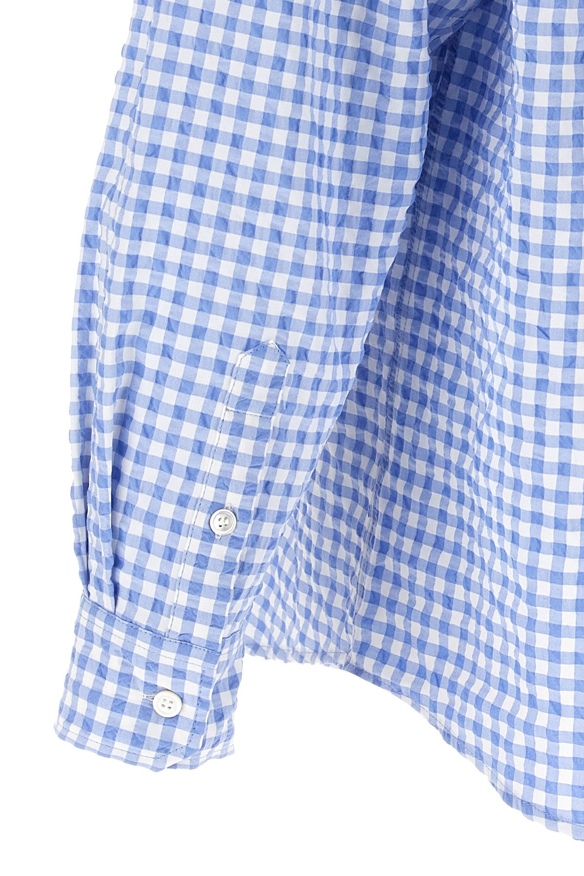 Marni Shirt Checkered Pattern Collar Button-down In Blue
