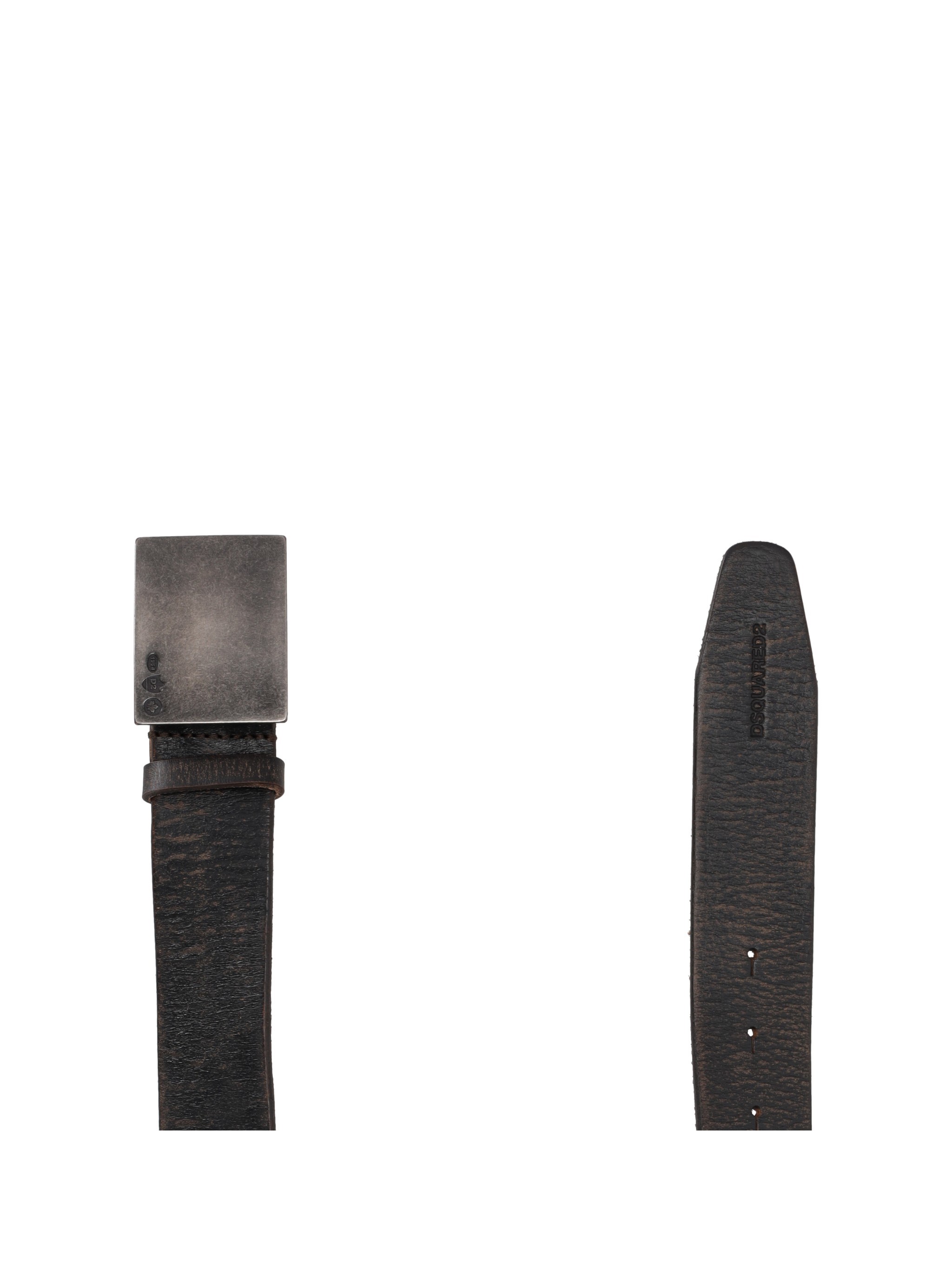 Dsquared2 Medallion Belt In Black